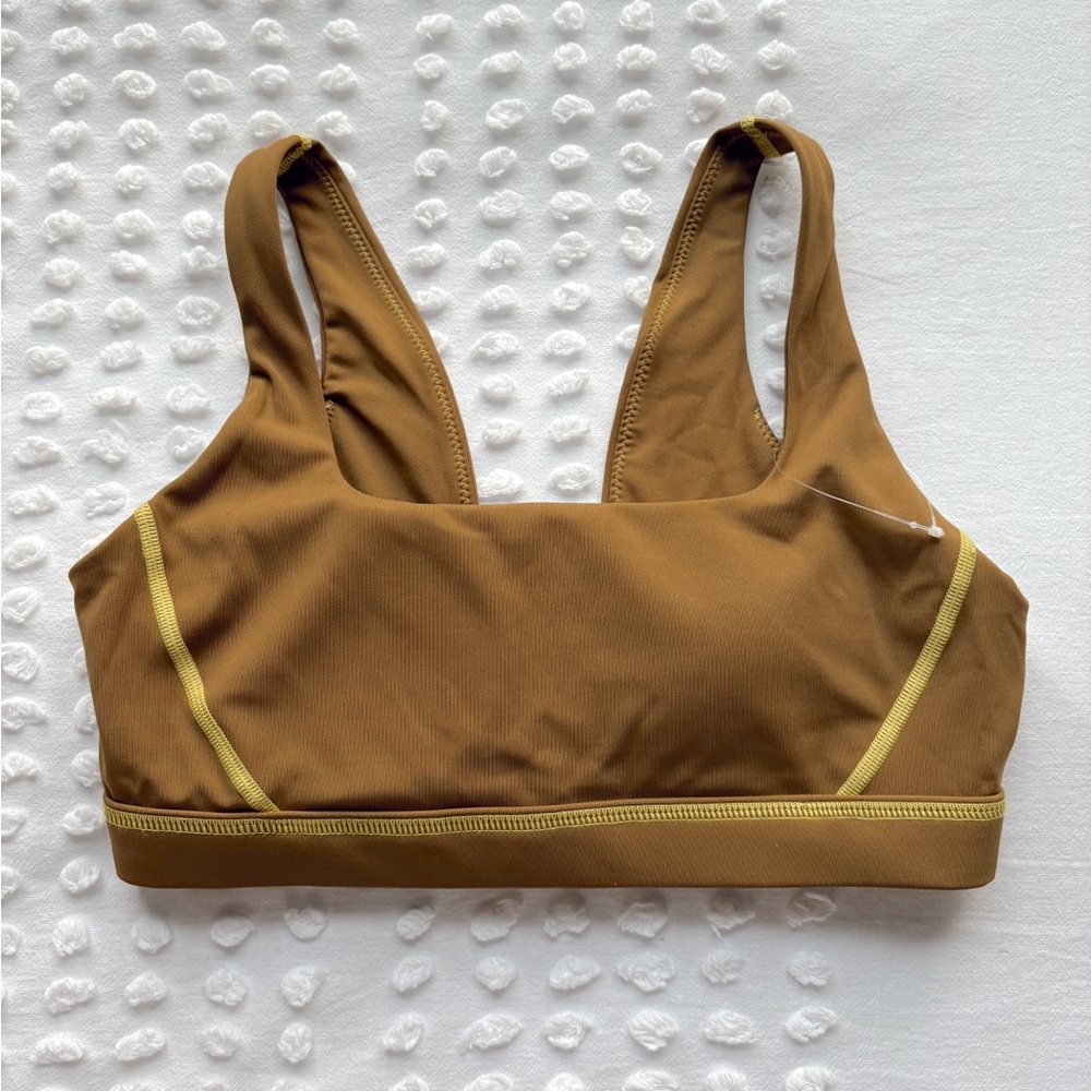 Aerie Brown Sports Bra • NWOT • Size Small